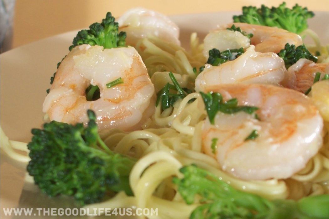 Quick Shrimp Scampi With Broccoli And Angel Hair Pasta Thegoodlife4us